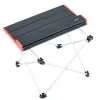 Campingtisch klappbar 40 x 34 cm schwarz