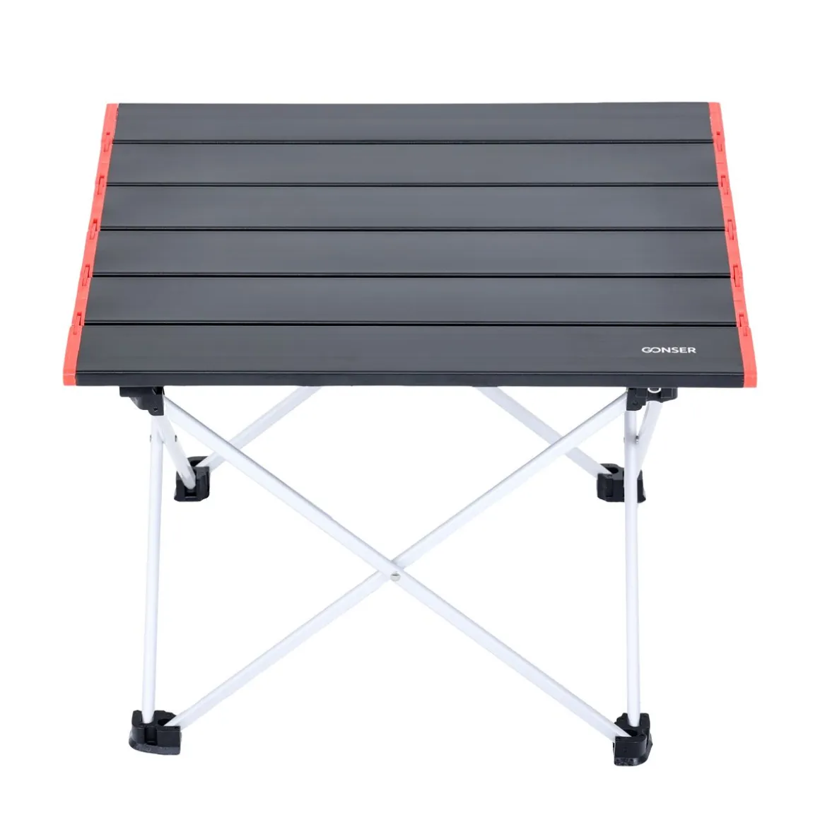 Campingtisch klappbar 40 x 34 cm schwarz