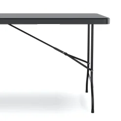 Campingtisch klappbar 180 x 75 cm schwarz