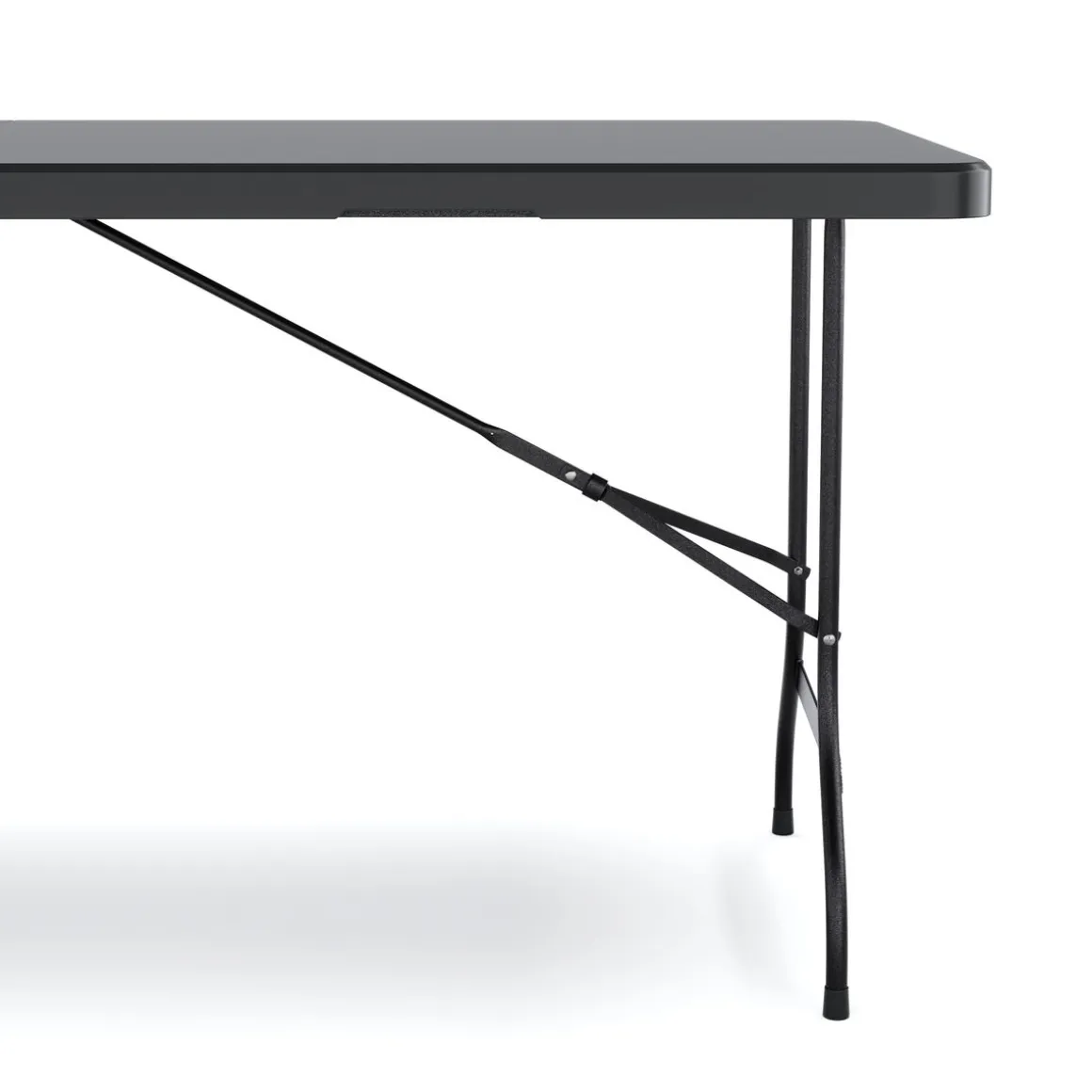 Campingtisch klappbar 180 x 75 cm schwarz