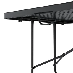Campingtisch klappbar 180 x 75 cm schwarz