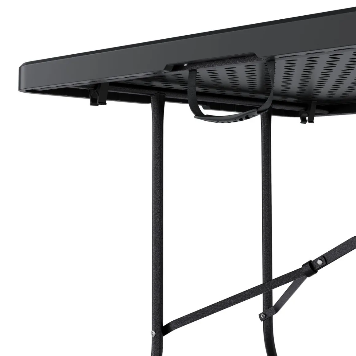 Campingtisch klappbar 180 x 75 cm schwarz