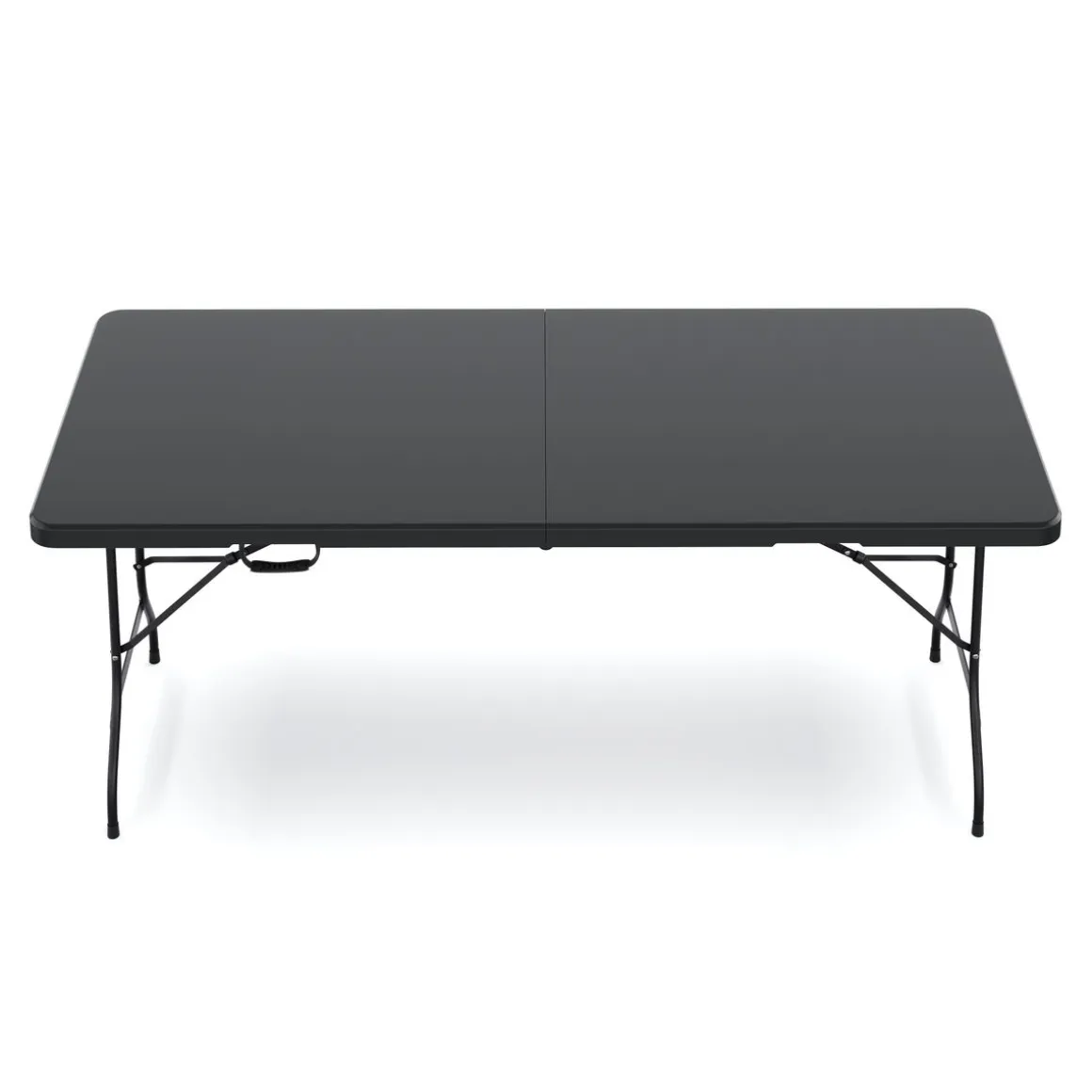 Campingtisch klappbar 180 x 75 cm schwarz