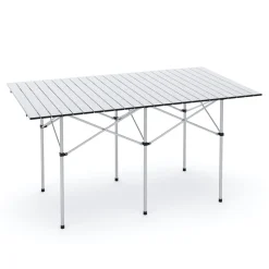 Campingtisch klappbar 140 x 70 cm silber