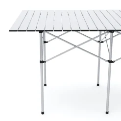 Campingtisch klappbar 140 x 70 cm silber