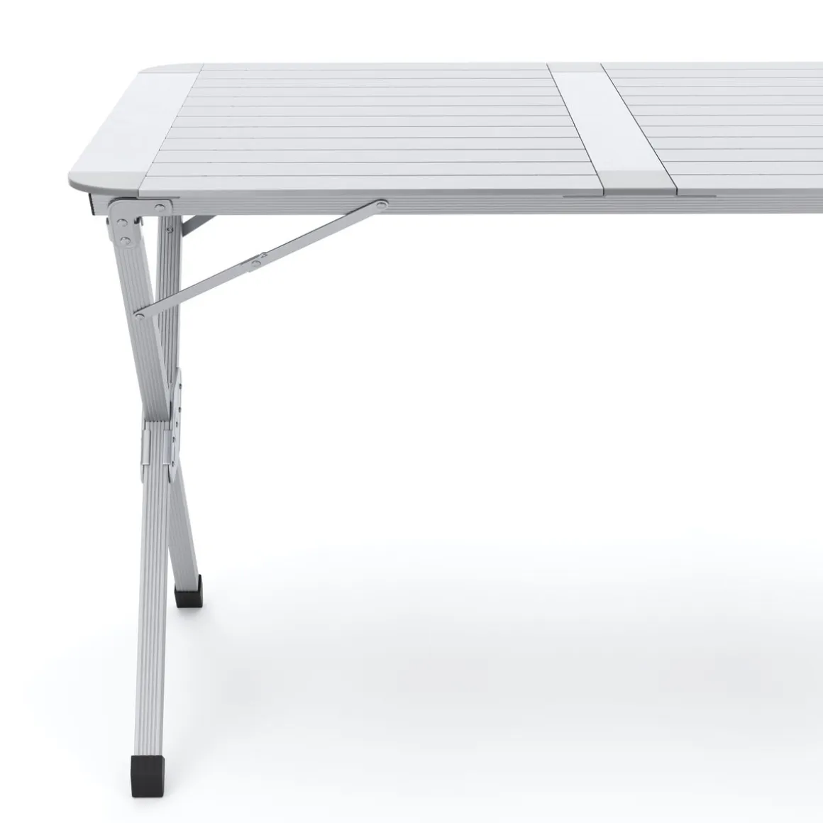 Campingtisch klappbar 106 x 70 cm silber