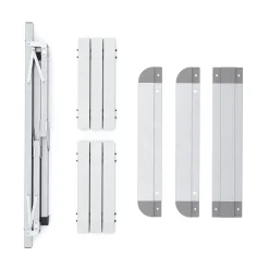 Campingtisch klappbar 106 x 70 cm silber