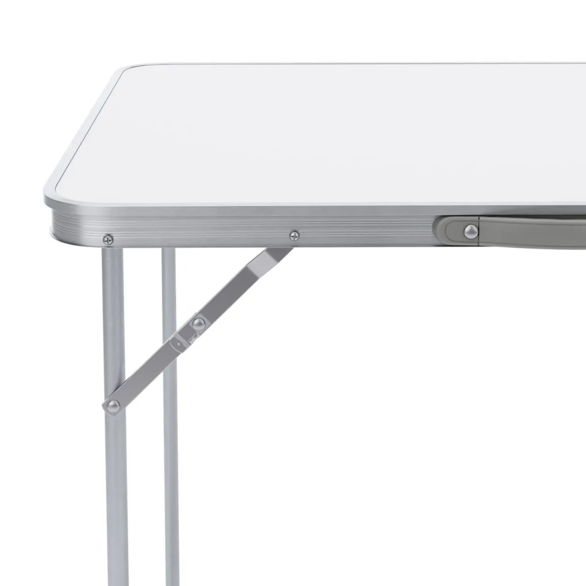Campingtisch klappbar 80 x 70 cm weiss