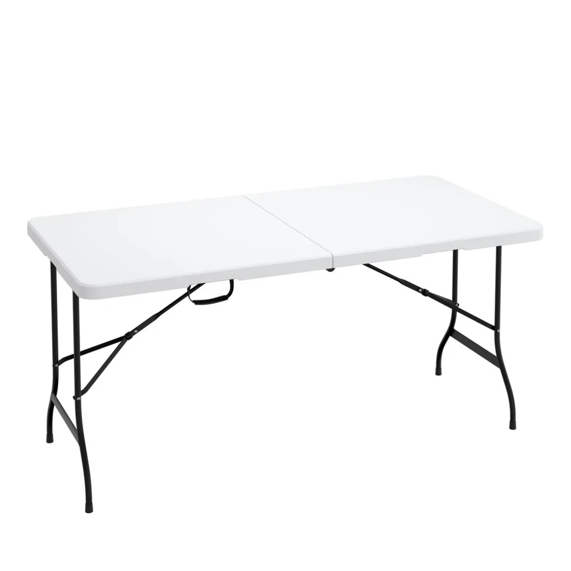 Campingtisch klappbar 152 x 75 cm weiss