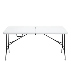 Campingtisch klappbar 152 x 75 cm weiss