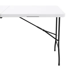 Campingtisch klappbar 152 x 75 cm weiss