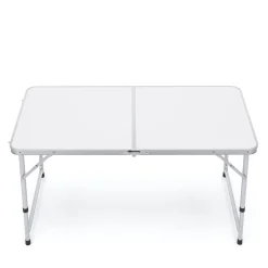 Campingtisch klappbar 120 x 60 cm weiss