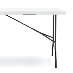 Campingtisch klappbar 180 x 75 cm weiss