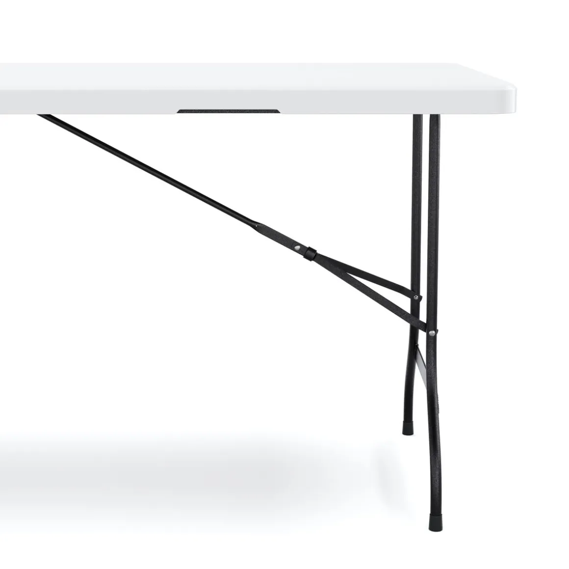 Campingtisch klappbar 180 x 75 cm weiss