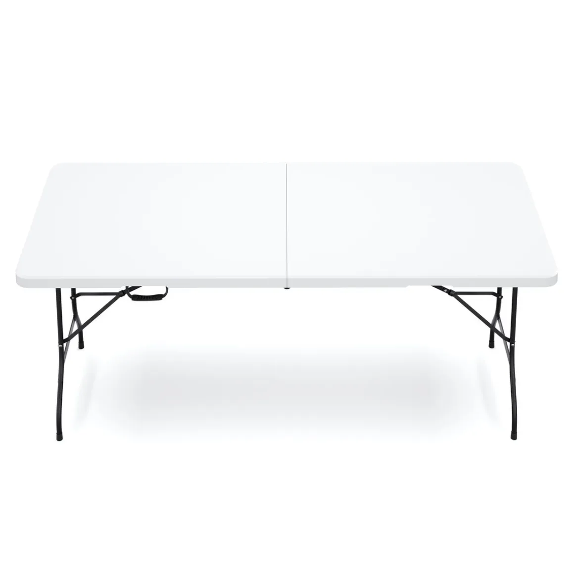 Campingtisch klappbar 180 x 75 cm weiss