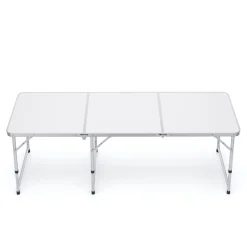 Campingtisch klappbar 180 x 60 cm weiss