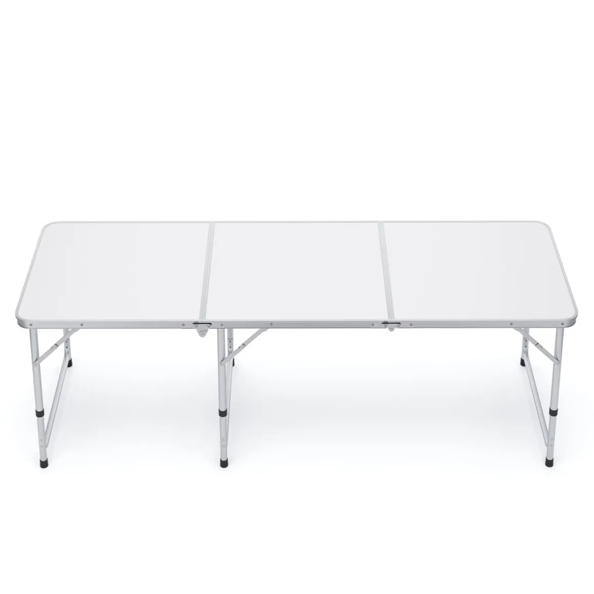 Campingtisch klappbar 180 x 60 cm weiss