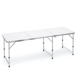 Campingtisch klappbar 180 x 60 cm weiss