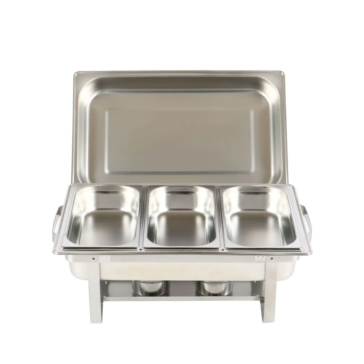 Chafing Dish Speisewärmer Edelstahl 3 x 2.5L