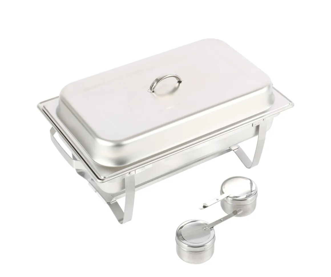 Chafing Dish Speisewärmer Edelstahl 3 x 2.5L