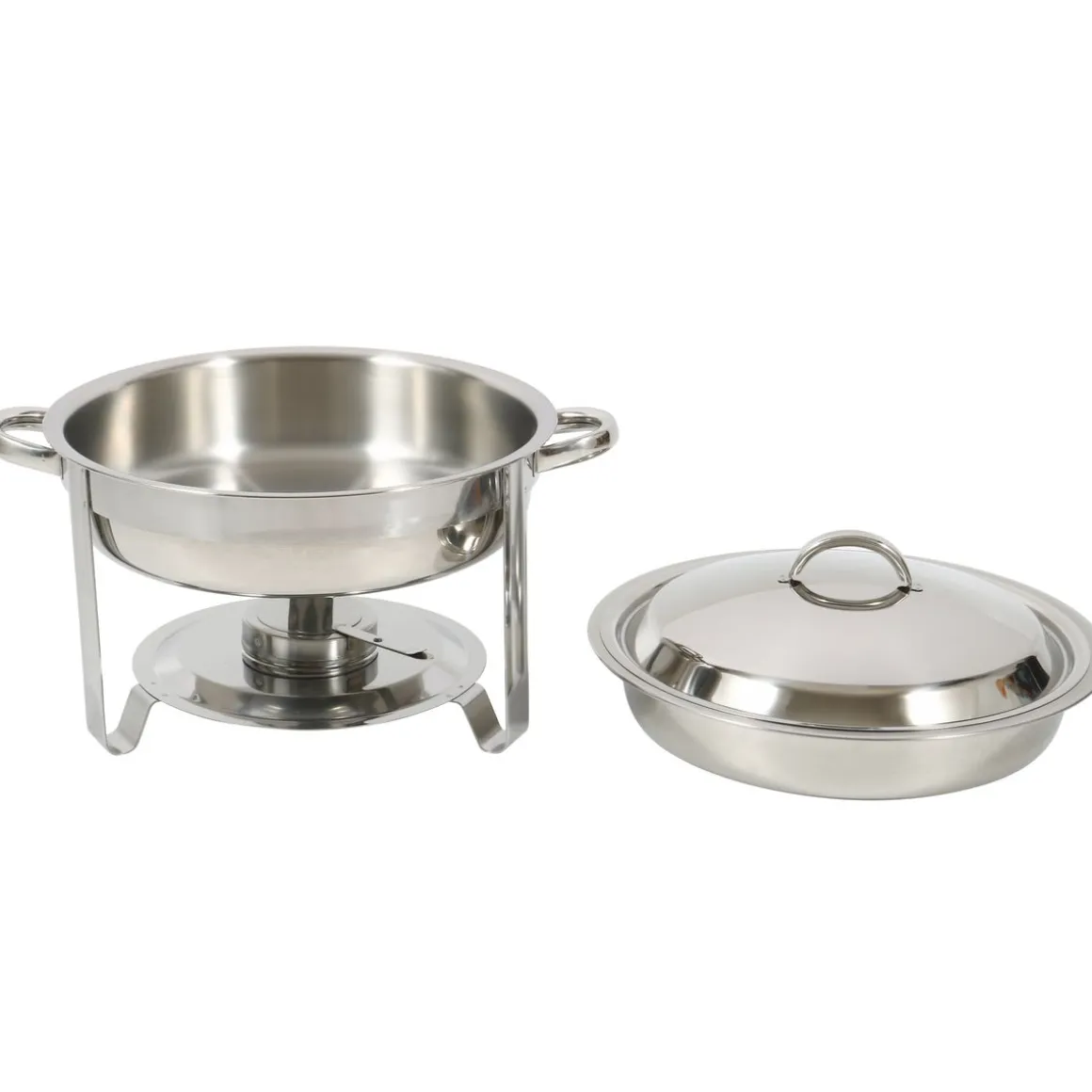 Chafing Dish Speisewärmer Edelstahl 4L