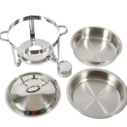 Chafing Dish Speisewärmer Edelstahl 4L