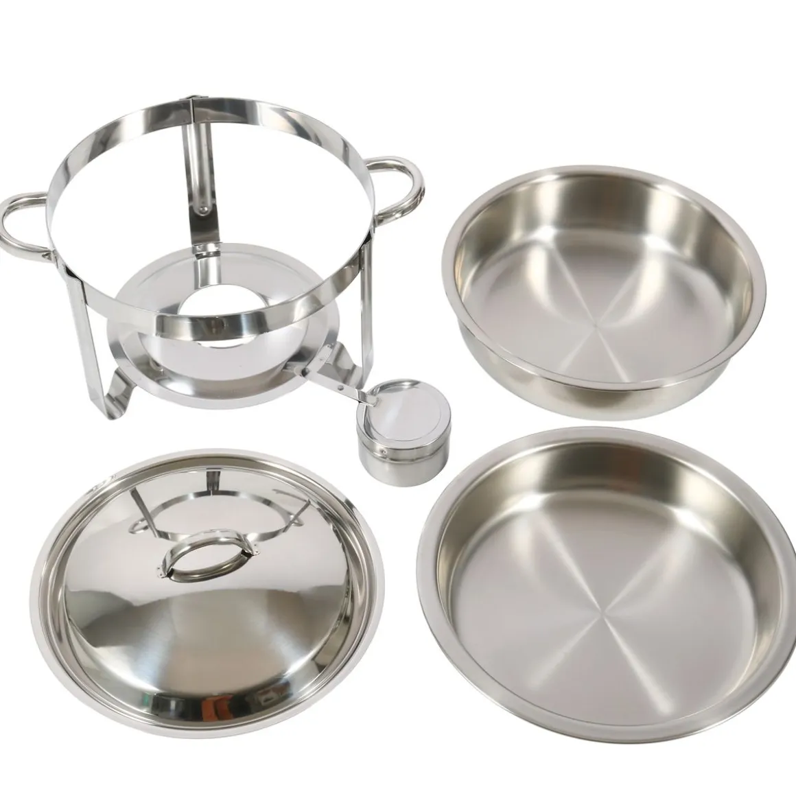 Chafing Dish Speisewärmer Edelstahl 4L