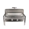 Chafing Dish Speisewärmer Edelstahl 9L mit Rolltop