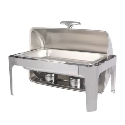 Chafing Dish Speisewärmer Edelstahl 9L mit Rolltop