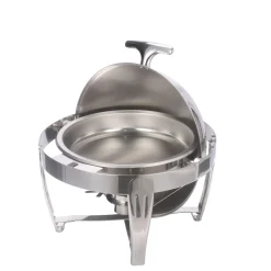 Chafing Dish Speisewärmer Edelstahl 6L mit Rolltop