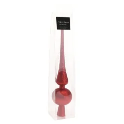 Christbaumspitze 30 cm rot