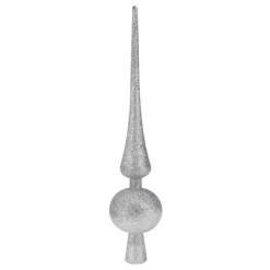 Christbaumspitze 30 cm silber
