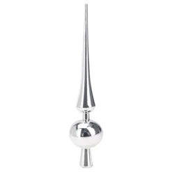 Christbaumspitze 30 cm silber