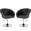 Clubsessel 2er Set schwarz