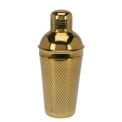 Cocktailshaker Edelstahl 650 ml gold