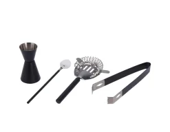 Cocktail Shaker Set 5-teilig schwarz