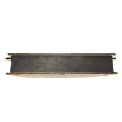 Couchbar Snackbox Holz 55 x 27 cm natur/schwarz