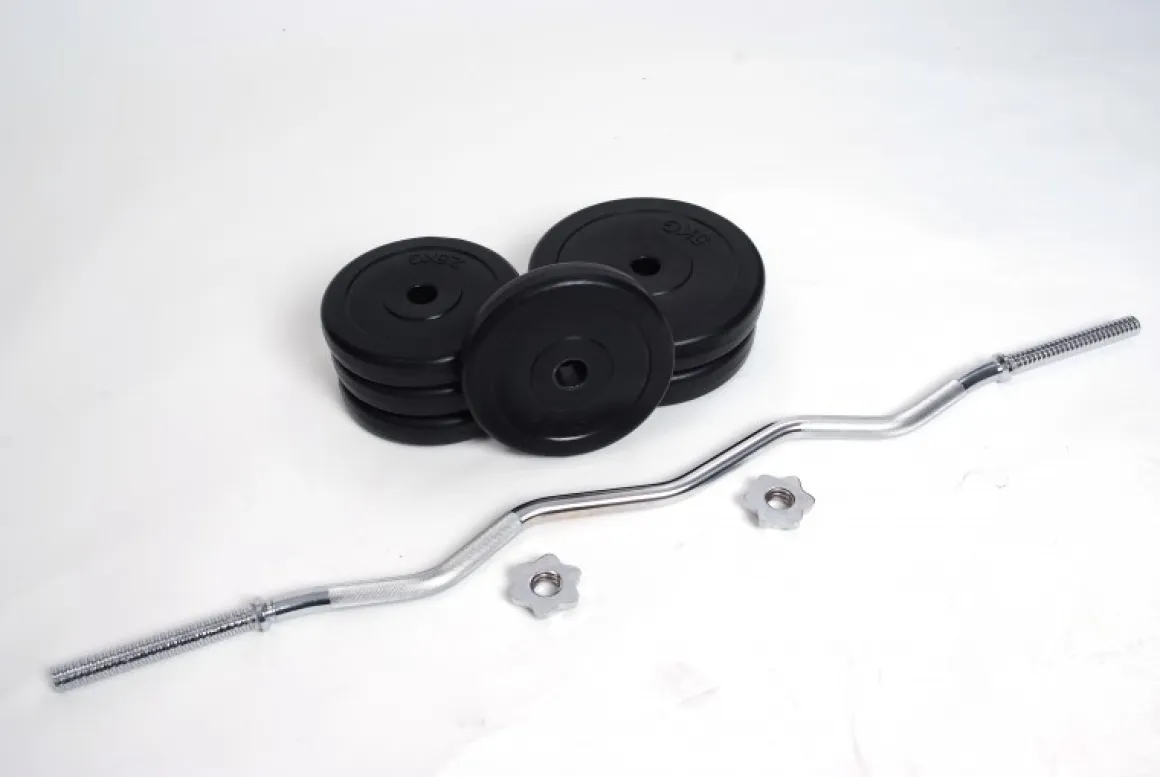 Curlstange Hantelset 25 kg