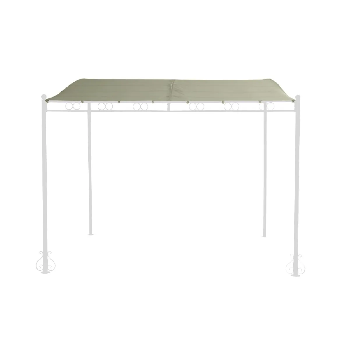 Dach Carport ELARA 3 x 3 m beige