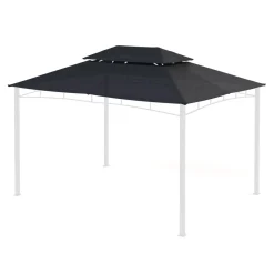Dach Gartenpavillon GAZ 4 x 3 m anthrazit