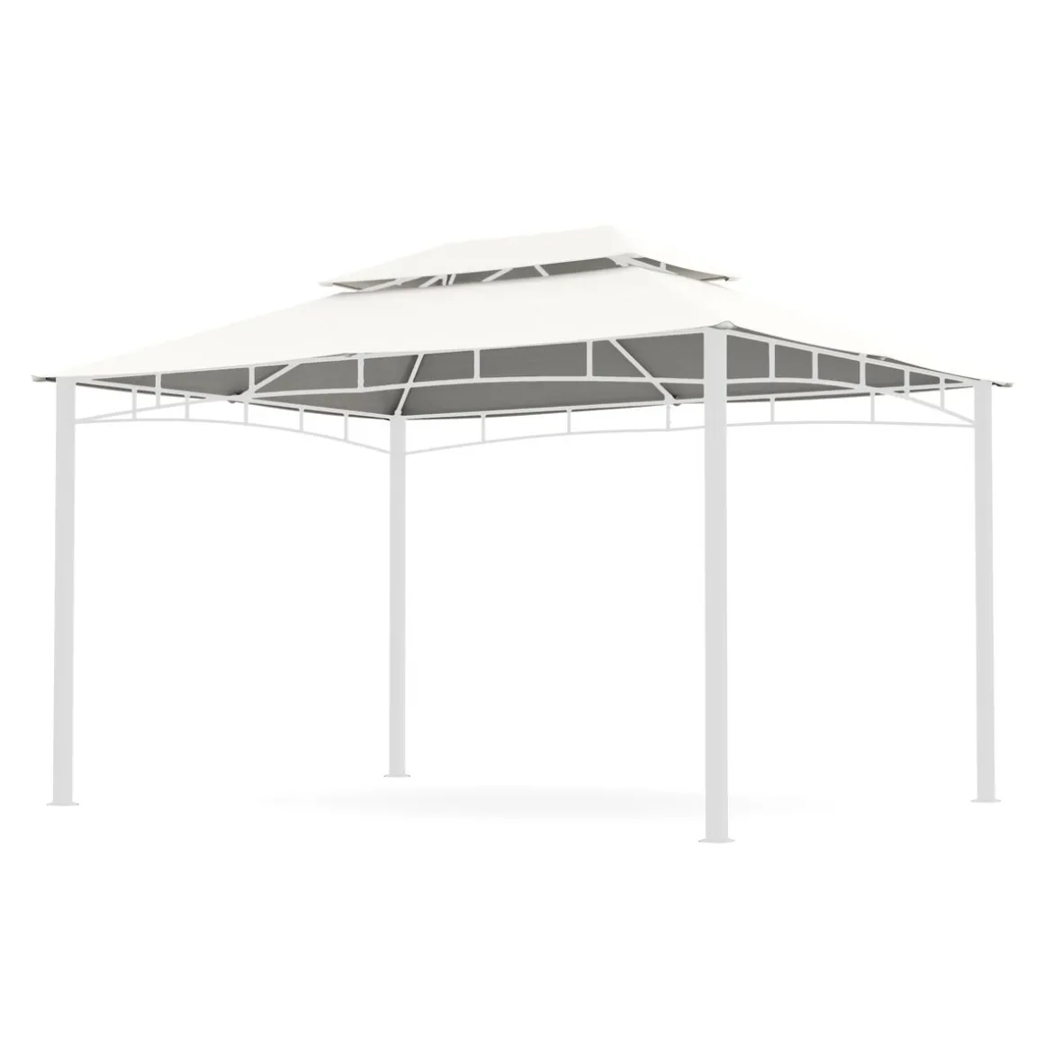 Dach Gartenpavillon GAZ 4 x 3 m beige
