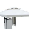 Dach Gartenpavillon HAVEN 4 x 3 m beige