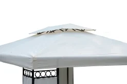 Dach Gartenpavillon HAVEN 4 x 3 m beige