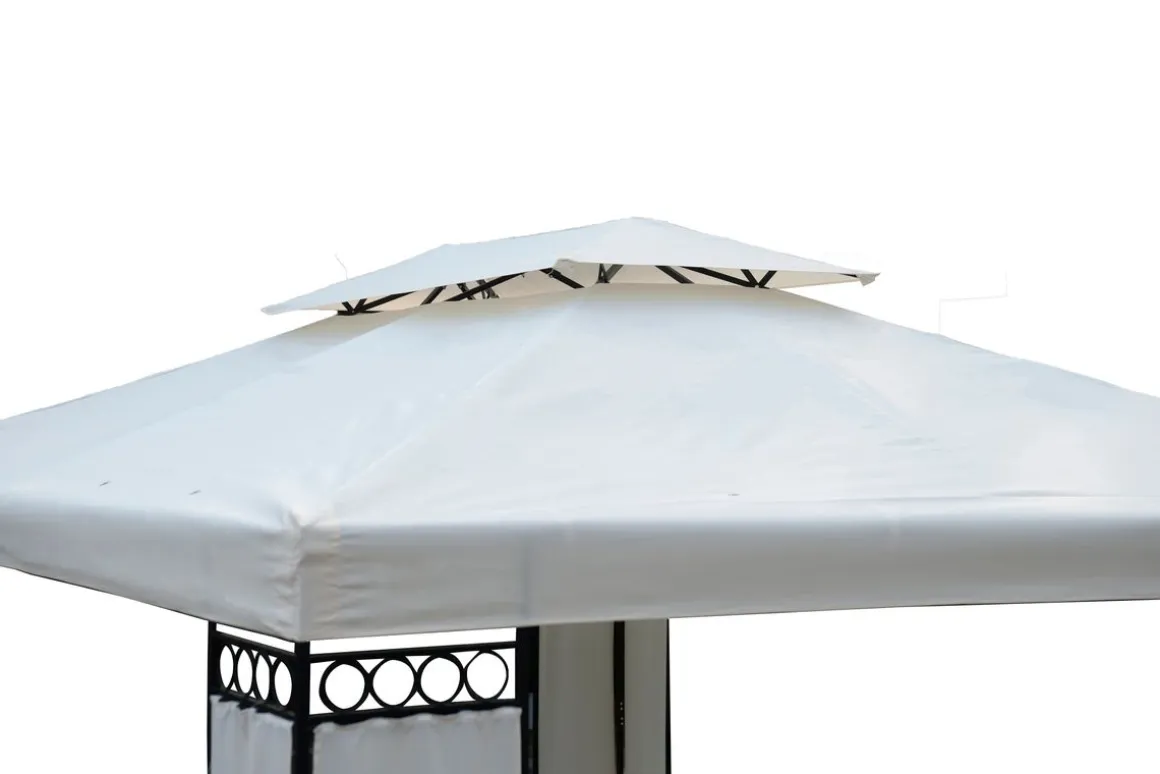 Dach Gartenpavillon HAVEN 4 x 3 m beige