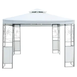 Dach Gartenpavillon HOWEA 3 x 3 m weiss