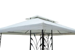 Dach Gartenpavillon LAVEN 4 x 3 m beige