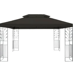 Dach Gartenpavillon LAVEN 4 x 3 m anthrazit