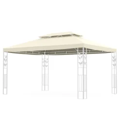 Dach Gartenpavillon ZEN 4 x 3 m beige