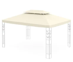 Dach Gartenpavillon ZEN 4 x 3 m beige