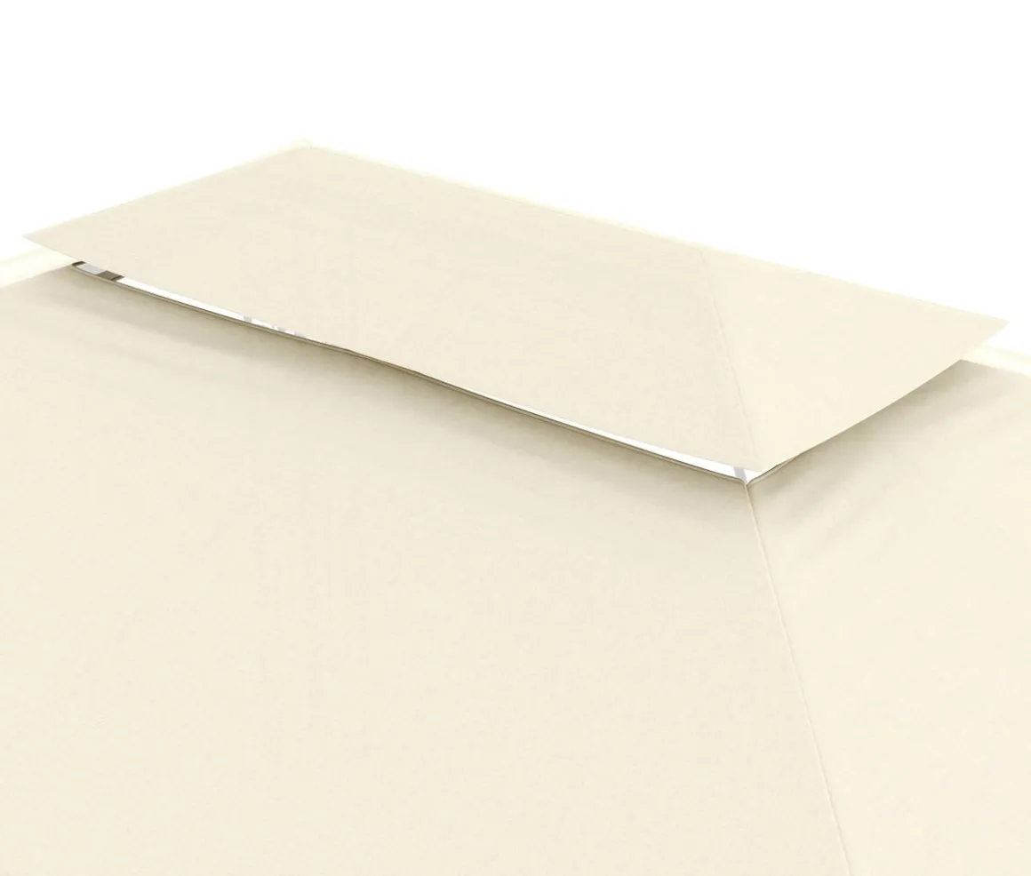 Dach Gartenpavillon ZEN 4 x 3 m beige